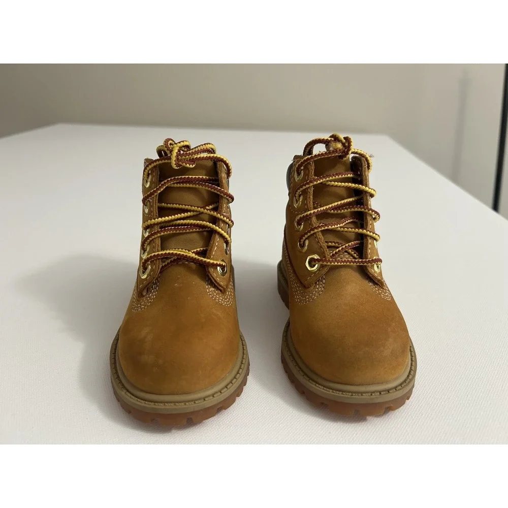 Timberland Toddler 6-Inch Premium Waterproof‎ Boots Wheat Brown Size 5
